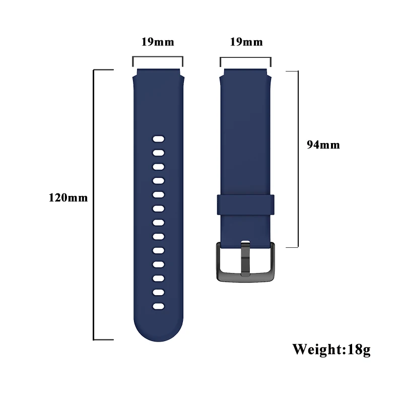 سوار سيليكون لـ Amazfit Active ، إكسسوارات عالمية أصلية ، حزام خارجي للرجال والنساء ، إكسسوارات رسمية ، 19 دولارًا ، ID205L