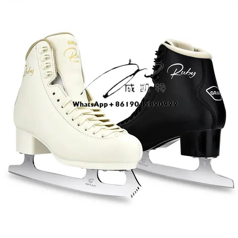 U10 series adult and children's figure ice skating shoes made of waterproof synthetic leather