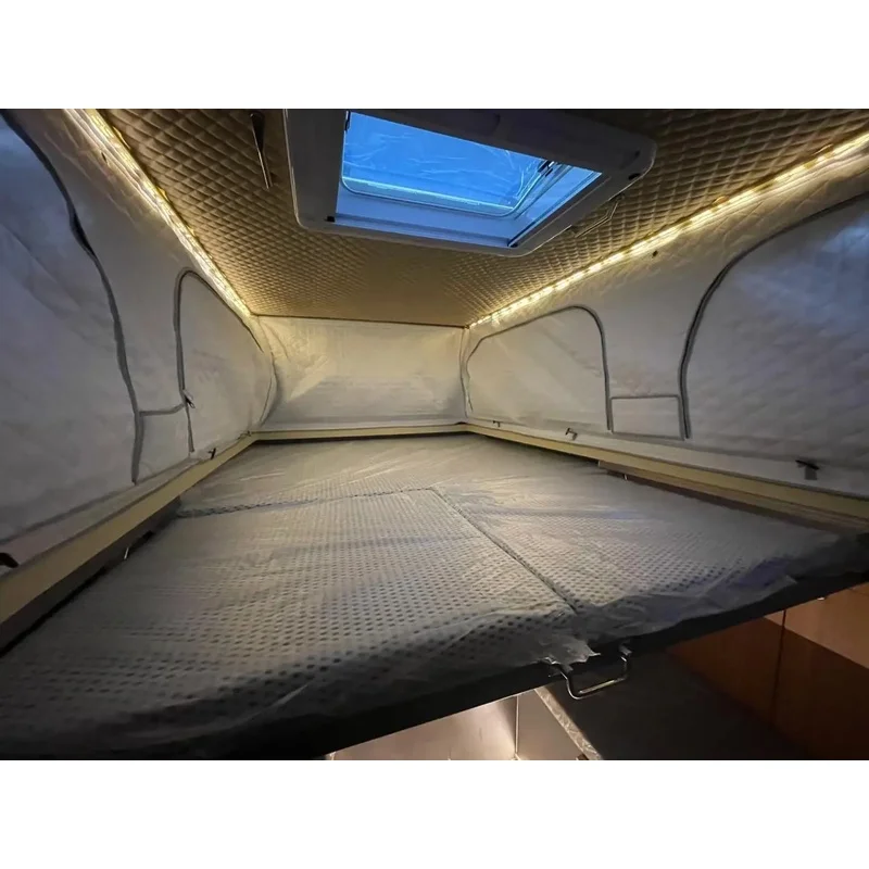 High Quality Automatic Pop Up Hardtop Roof Top Tent Universal Offroad Overlanding Camping Fit For Pickup Truck SUV view 4