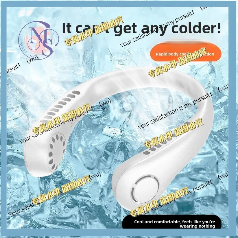 New Usb Turbo Bladeless Hanging Neck Fan Portable Lazy Mini Outdoor Portable Fan