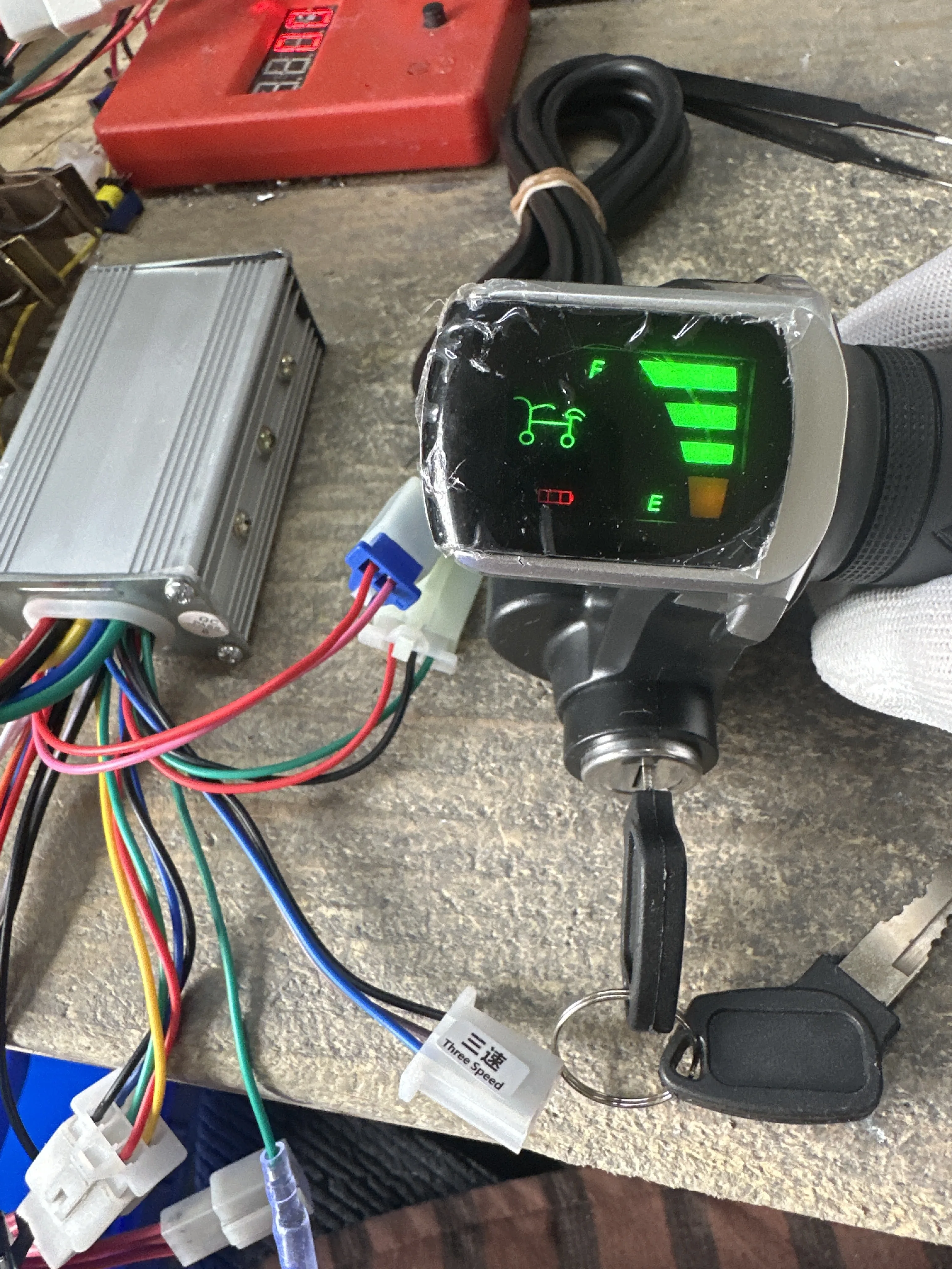 AliExpress NONE 36V/48V E-bike 3-mode sine wave controller 250W 350W 15A for lithium battery electric vehicle brushless motor controller scooter