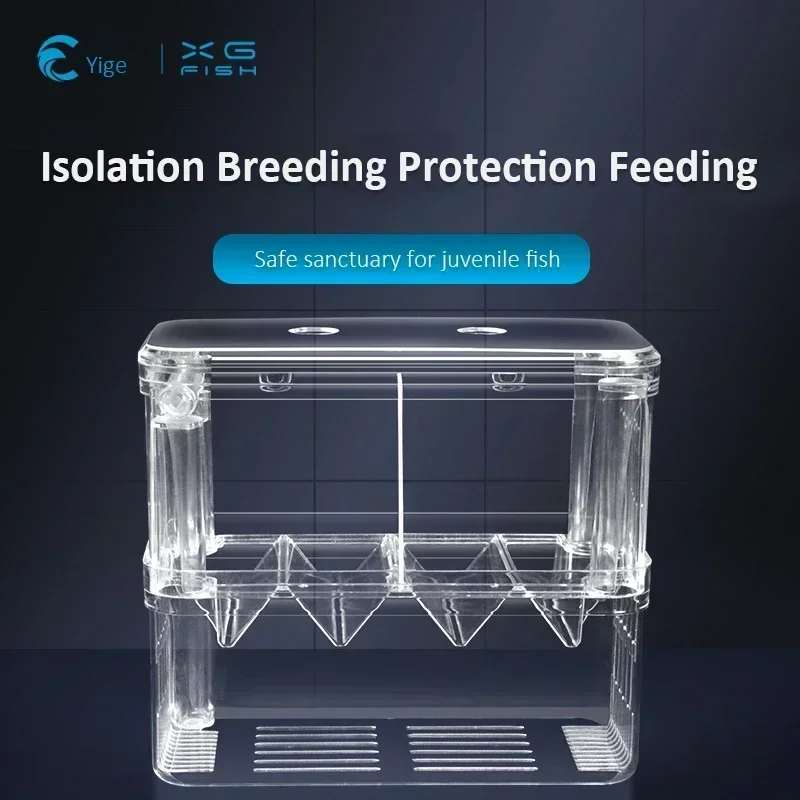 Fish Breeding Isolation Box Acrylic Divider for Aquarium Durable Betta Fish Baby Fish Clownfish Shrimp Aggressive Fishs Hatchery