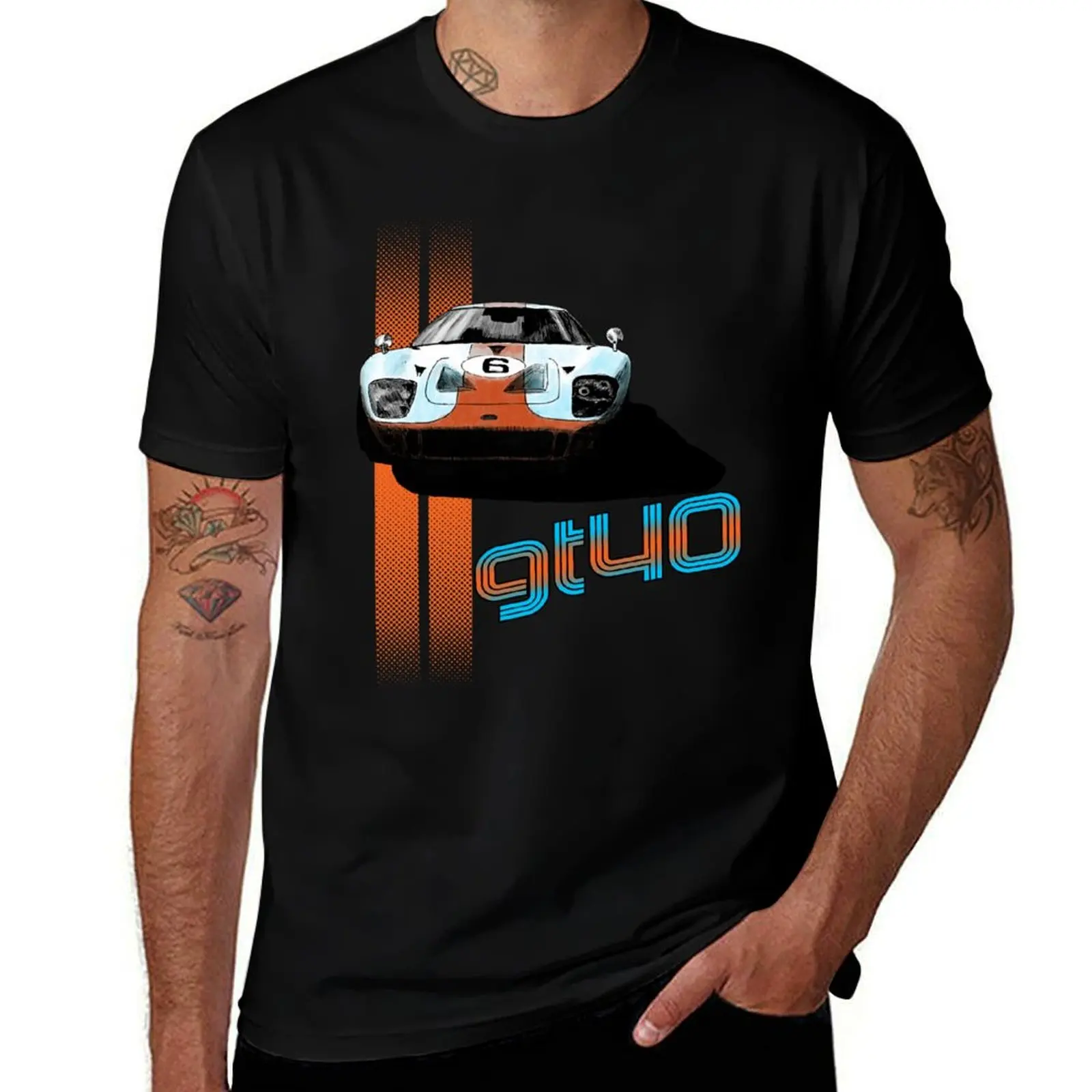 

GT40 T-Shirt cotton tshirt 100% mens graphic t shirts T-Shirt