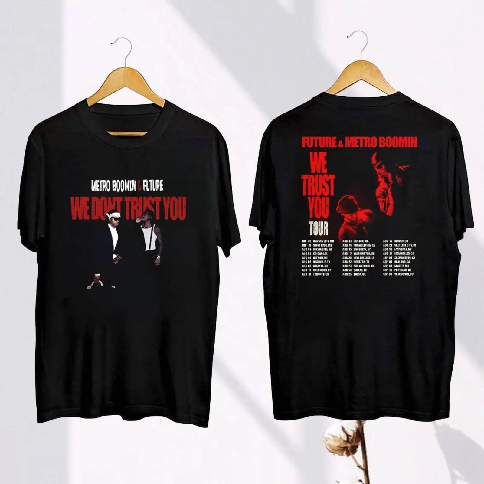 2024 Future and Metro Boomin We Trust You Tour Shirt, Future & Metro Boomin Fan