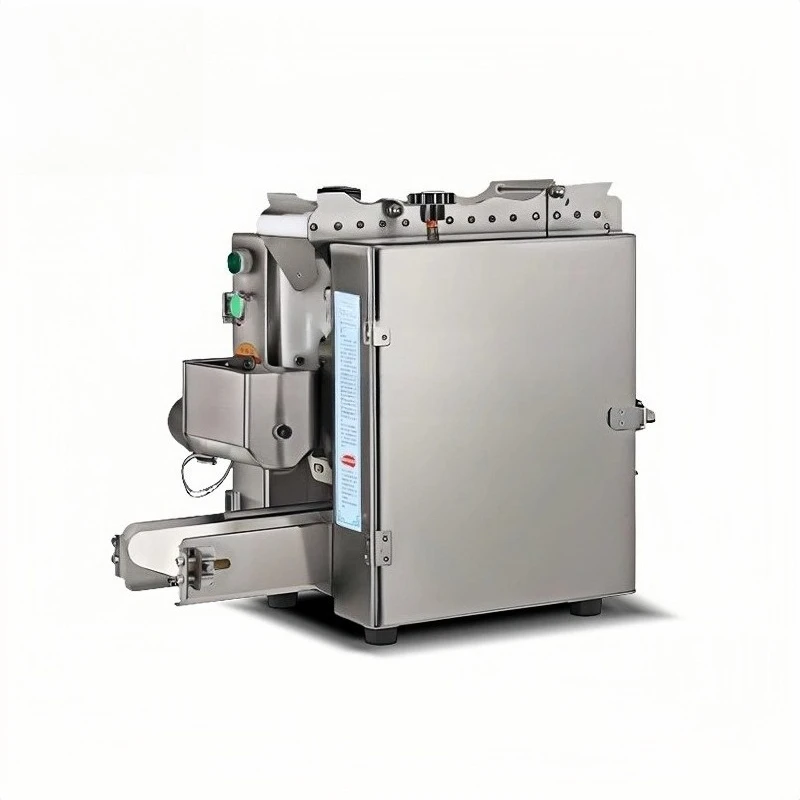 Tabletop Small Automatic Stainless Steel Motor Papad Momo Empanada Samosa Gyoza Wonton Dumpling Maker Wrapper Making