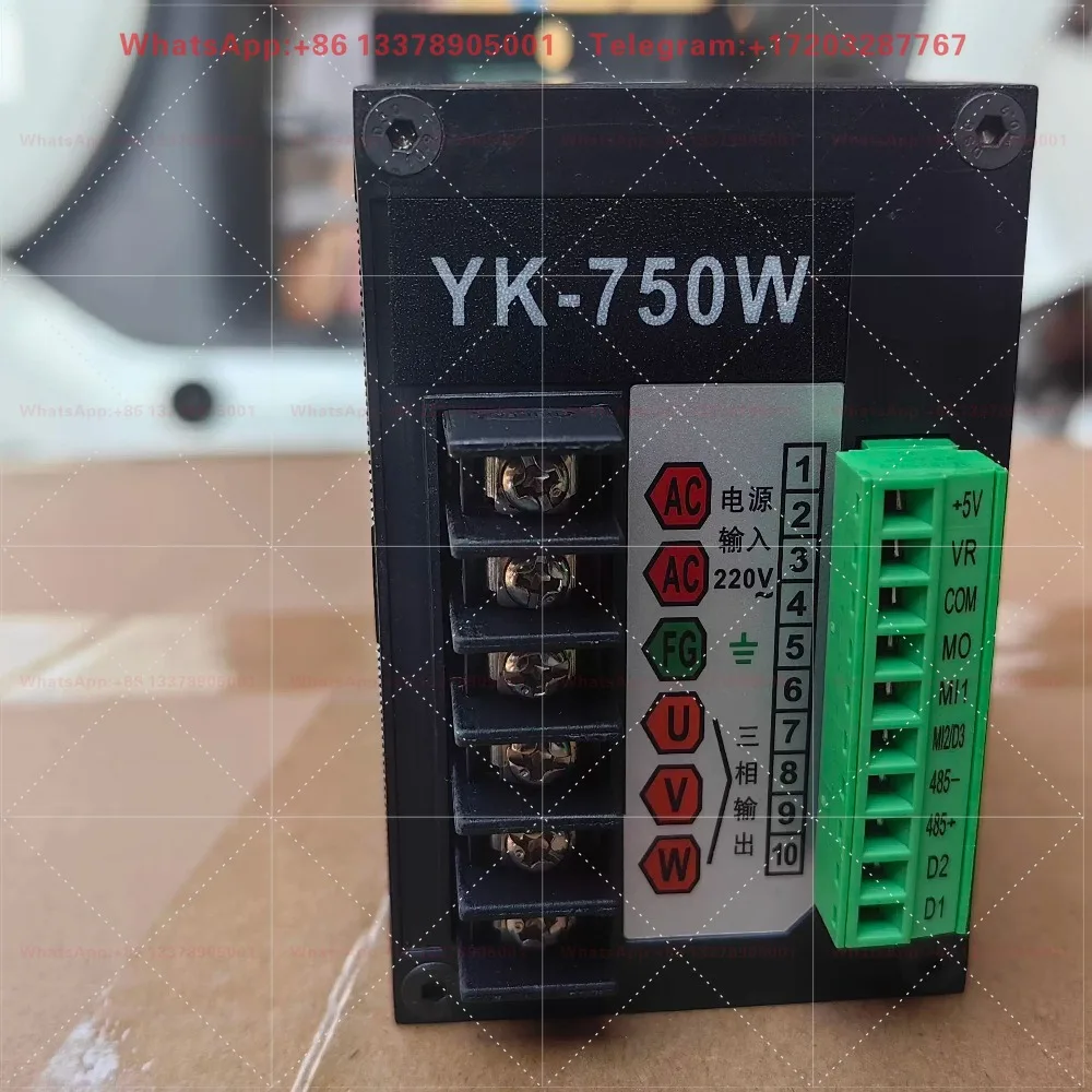 Frequency converter 200W400W750W digital display three-phase 220V motor single-phase 220V AC input
