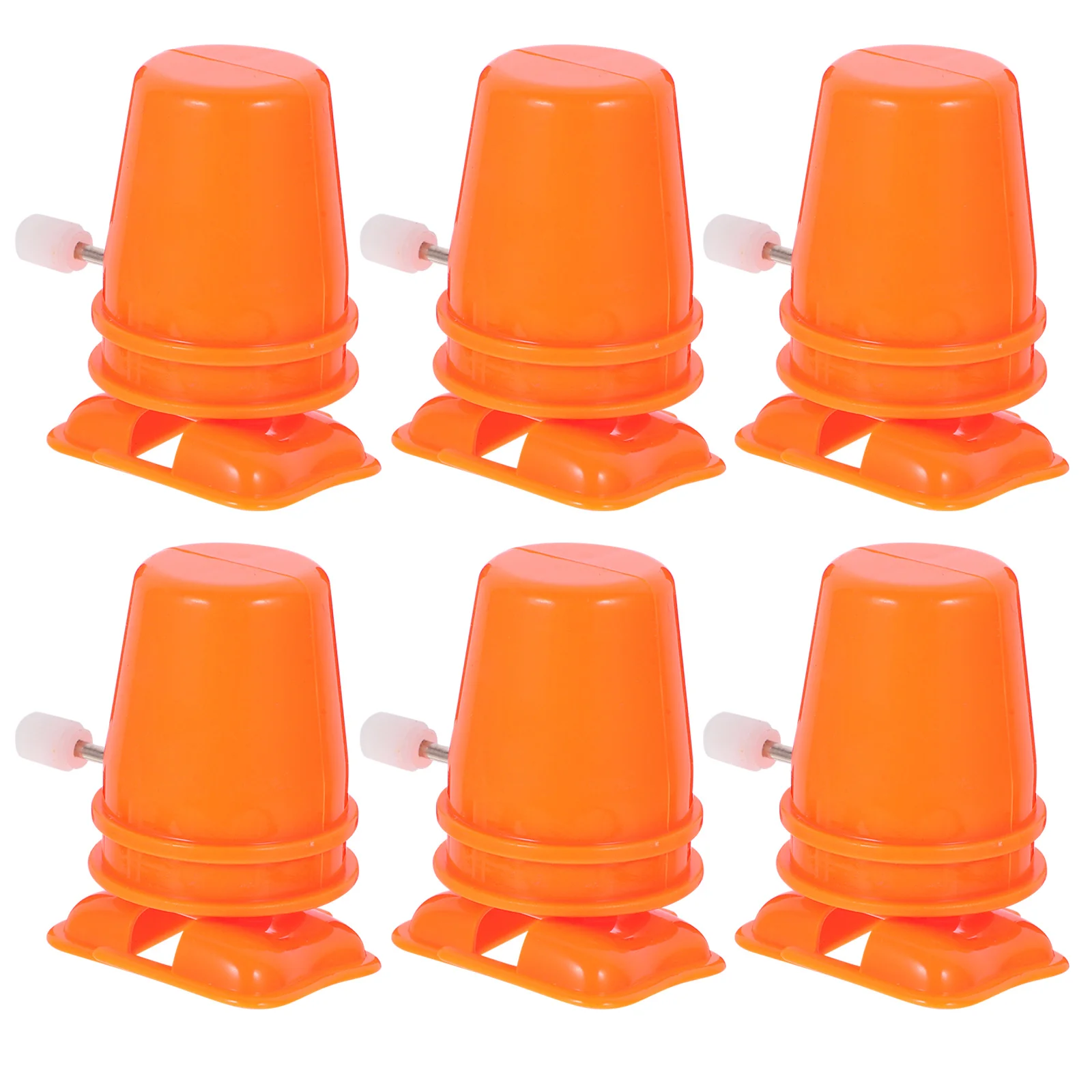 

6pcs Walking Mechanism Diy Kit For Kids Mini Wind Up Robot Replacement Parts Clockwork Craft Supply