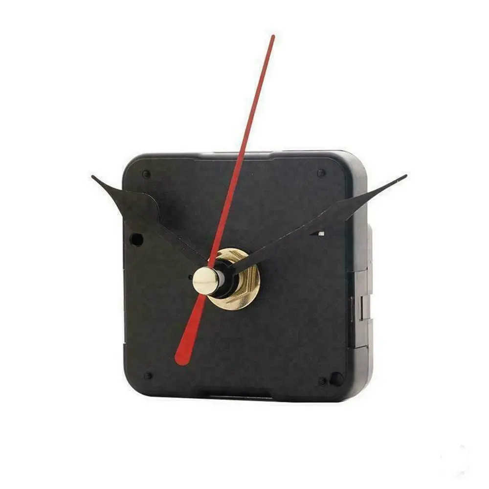 Mecanismo de Movimento de Relógio Clássico em Quartzo, Peças de Metal Preto para Reparo DIY