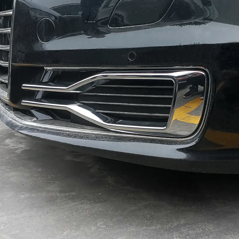 

2 шт. передняя противотуманная фара, рамка зеркала, декоративная накладка для Audi A6 C6 2016 2017 2018, модель