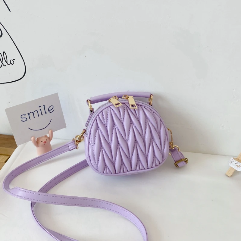 Princess Shoulder Crossbody Bag for Children, Mini Handbag, Messenger Bag, Coin Purse, Key, Snack, Girls, Kids, Children, Fashion, Daily, New