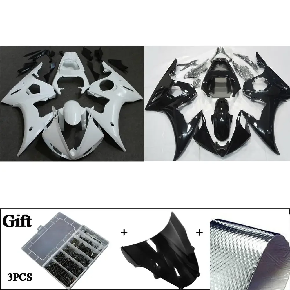 ABS Plastic Molded Injection Bodywork Fairing Kits For Yamaha YZF R6 2003 2004 2005