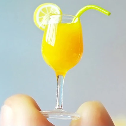 Für 1:6/1:12 Puppenhaus Küche Ornamente Miniatur Spielzeug Cocktail Getränke Puppe Spielzeug Puppenhaus Zubehör Miniatur Artikel Fit