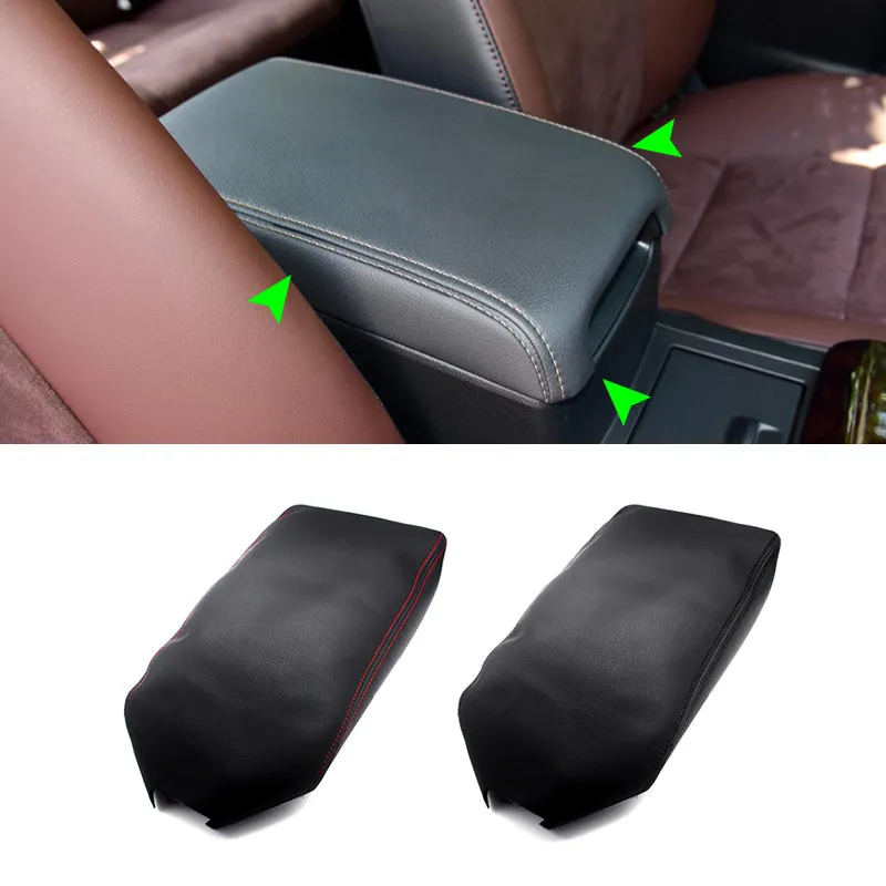 For Toyota Camry 2012 2013 2014 2015 2016 2017 Microfiber Leather Car Interior Center Control Armrest Box Cover Decoration Trim