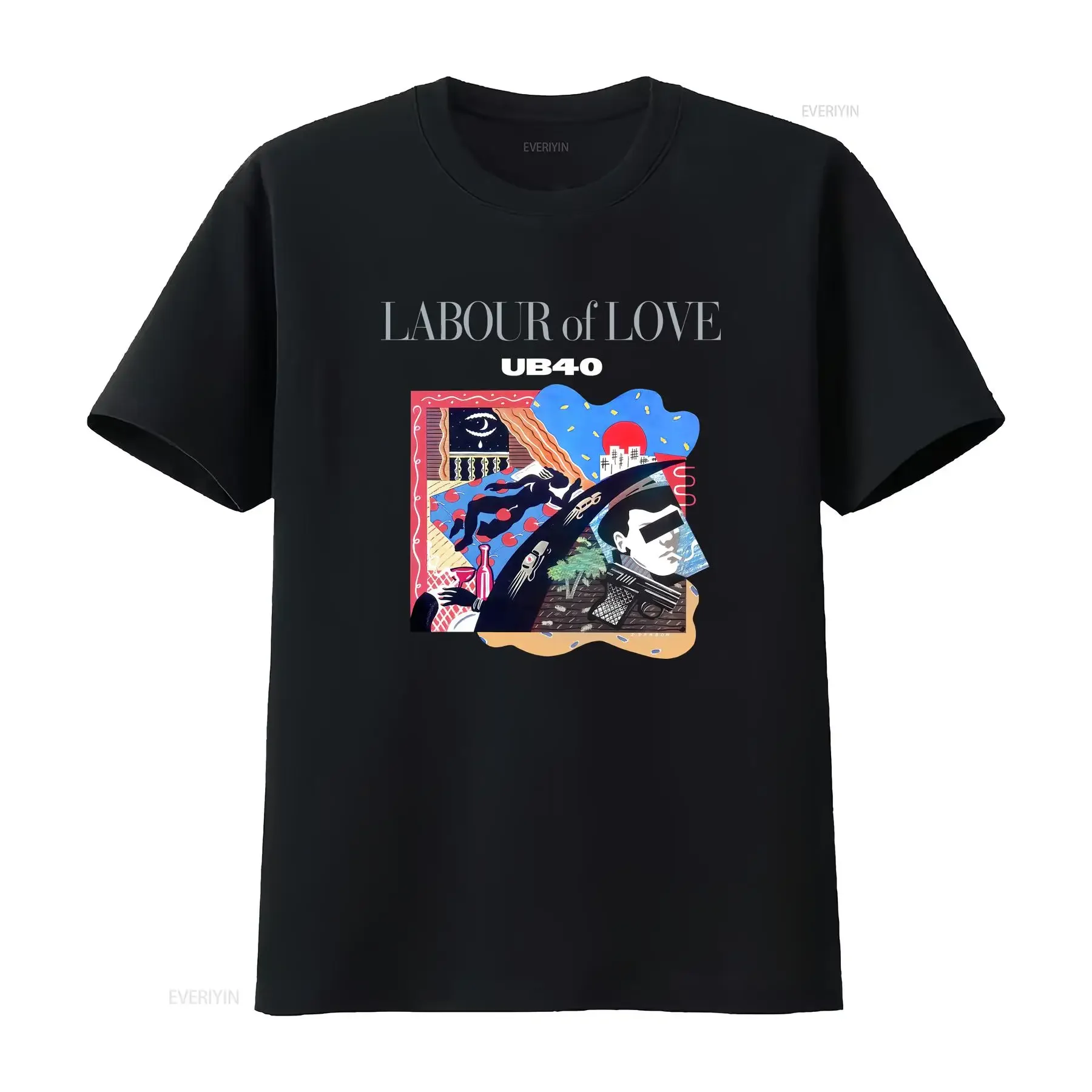 New UB40 Labour of Love Album For Fans S 5XL T Shirt BI04_82 vintage Washed fashion designer clothes Top Everyday Wear vintage