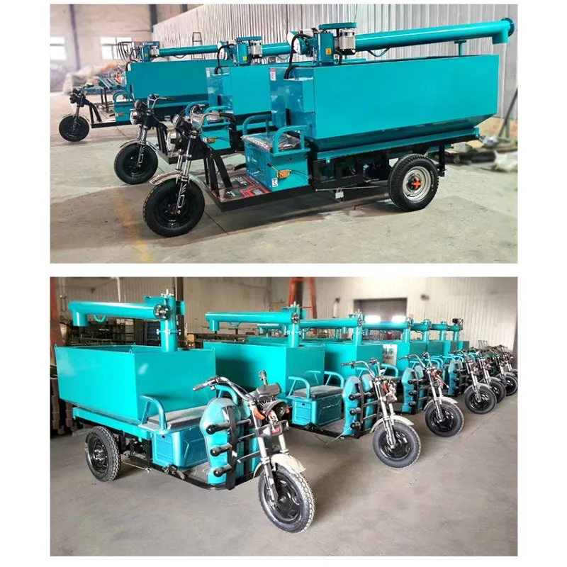 Automatic Electric Feeding Tricycle, Farm Feed Transport Conveyor Machine, Livestock Feeding Equipment for Pig Farm view 2