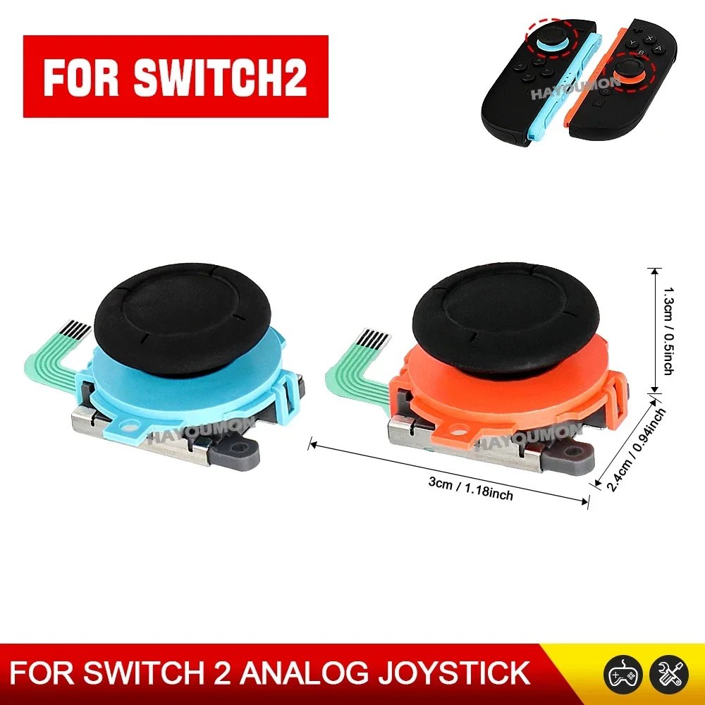 NEUER 3D-Analogstick Joystick Daumenstick Ersatz für NS2 Switch 2 Spielkonsole Joypad Controller Zubehör