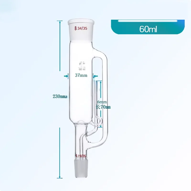 150ml250mll500ml1000ml Soxhlet extractor siphon fat extractor extraction tube fat extraction cartridge