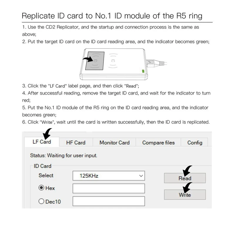 JAKCOM CDS RFID Replicator for R5 Smart Ring Copy IC and ID Cards