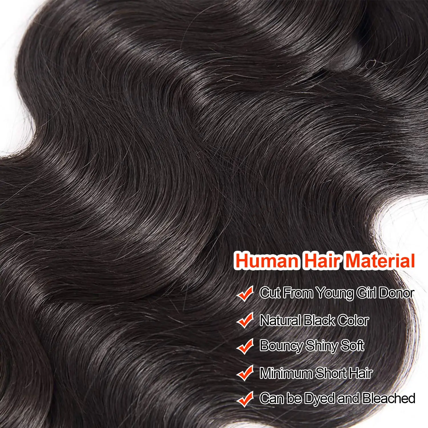 32 Inch 10A Brazilian Body Wave Human Hair Bundles 1/3/4 PCS Body Wave Human Hair Extensions Remy Hair Sale