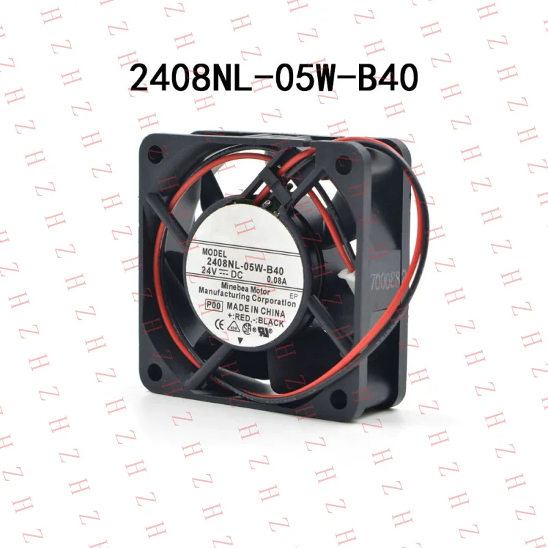 P+ Durable Multi-Speed Fan FOR NMB 24VDC 0.08A 2408NL-05W-B40 6*6*2CM