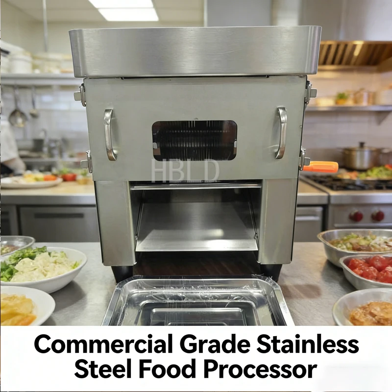 

Электрическая мясорубка, коммерческая и бытовая, из нержавеющей стали, ручная, с вытяжным шнуром для измельчения.