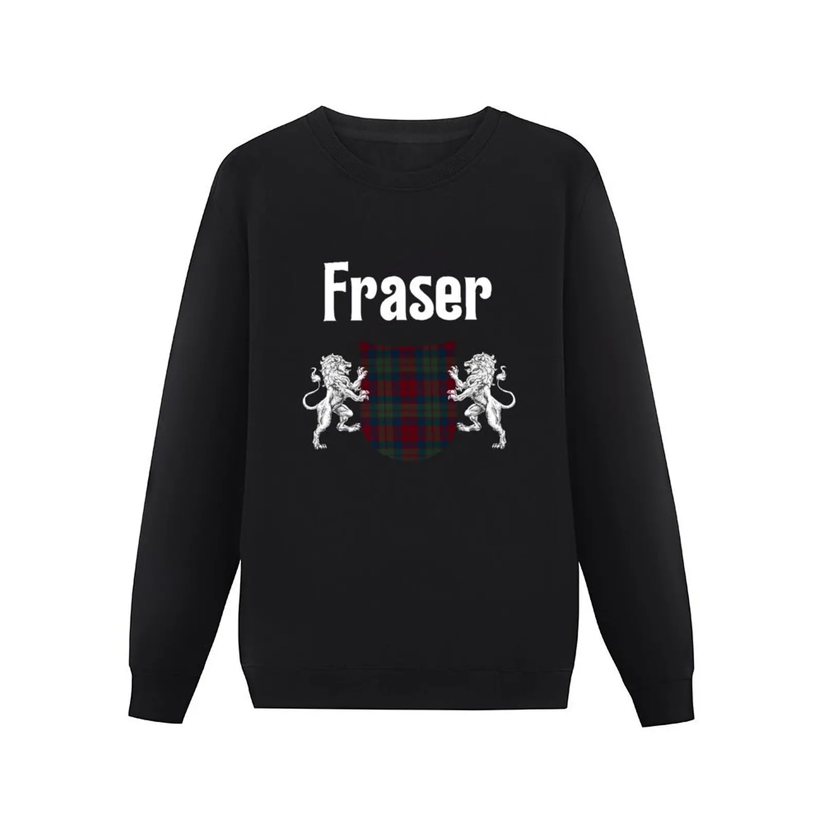 Fraser Clan Scottish Name Coat Of Arms Tartan Pullover Hoodie japanese style sweatshirts