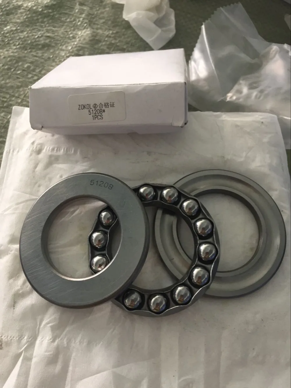 Rolamento axial de esferas 40 mm x 68 mm x 19 mm 51208