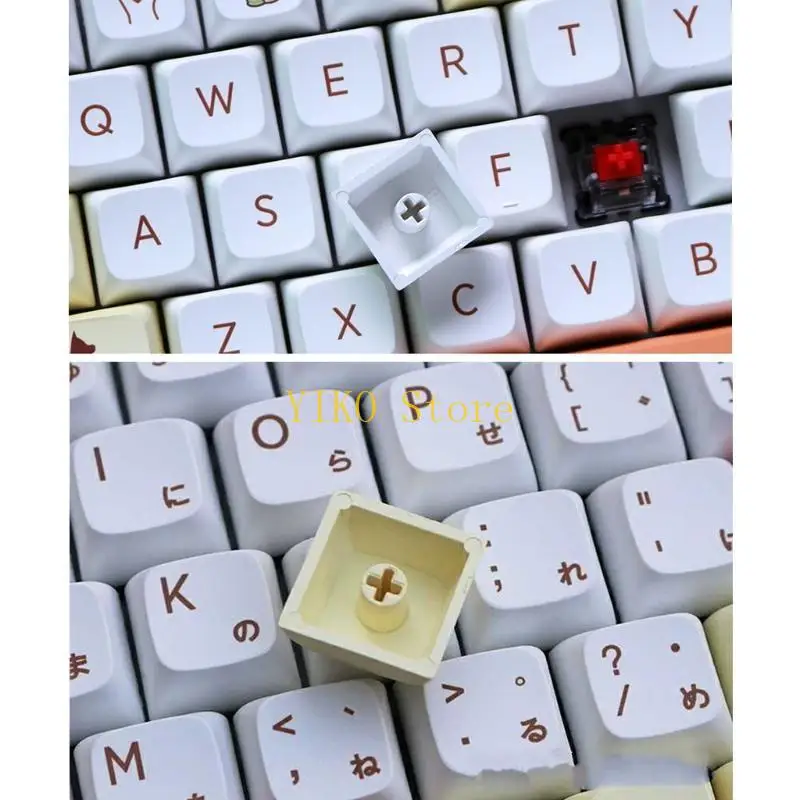 K32C 139Keycap PBT Shiba Inu Theme QX  Profile Standard Sublimation Process Keycap