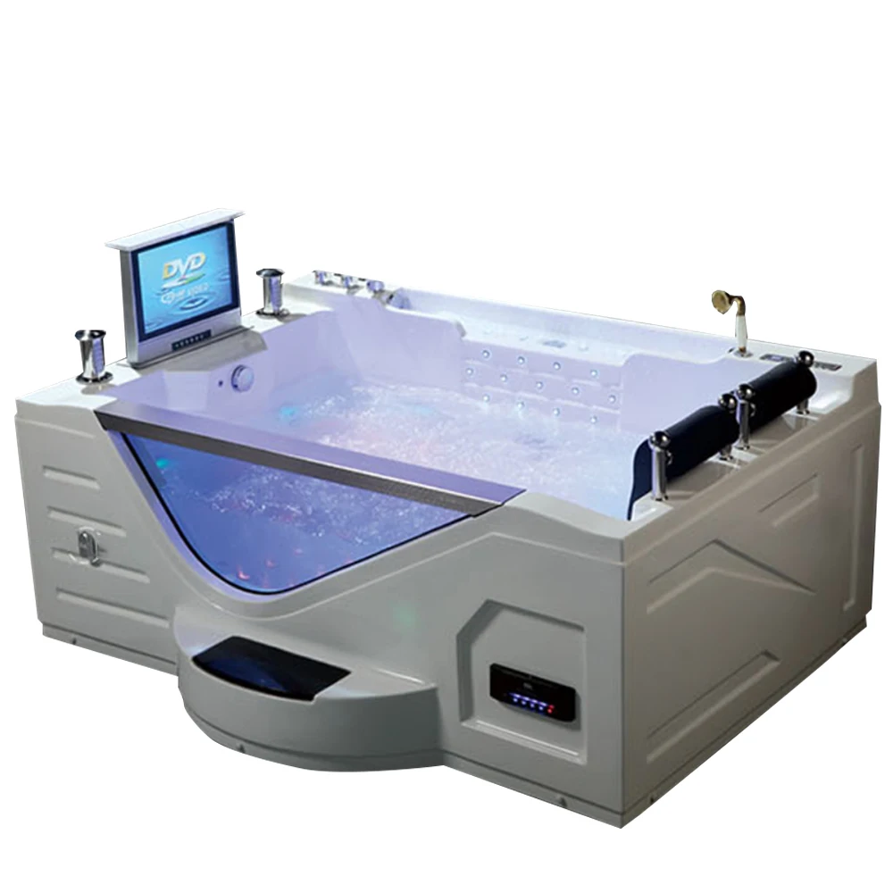 

Современный белый прямоугольный фартук для гидромассажной спа-ванны, установка гидромассажной ванны с гидромассажным переливом и ванной для взрослых