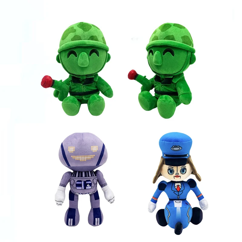 

9.8inch Mini Royale Plush Funny Green Warrior Stuffed Doll Cute Stuffed Pillow Game Peripheral Plushines For Kid Gift