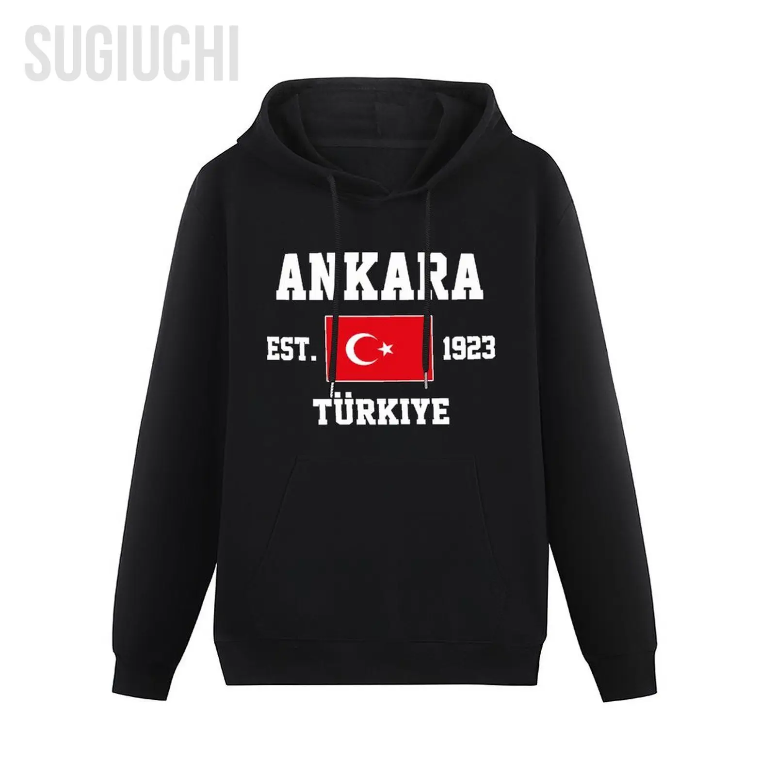 Men Women Hoodies Turkey EST.1923 Türkiye Ankara Capital Hoodie Pullover Hooded Hip Hop Sweatshirt Cotton Unisex