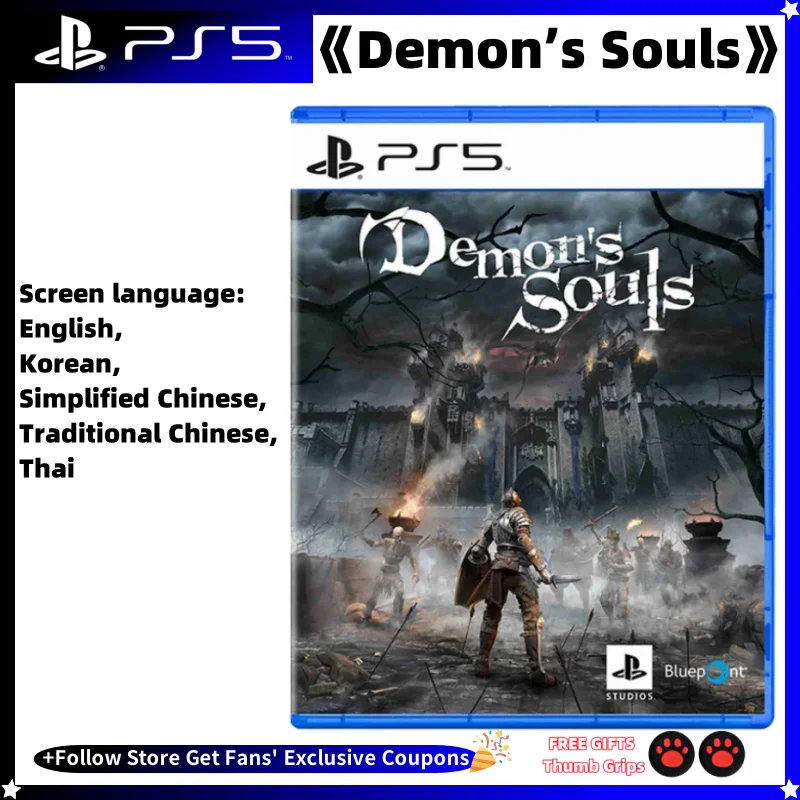 

Sony Playstation5 PS5 NEW Game CD Demon’s Souls 100% Official Original Physical Game Card Demon’s Souls Playstation 5 PS5