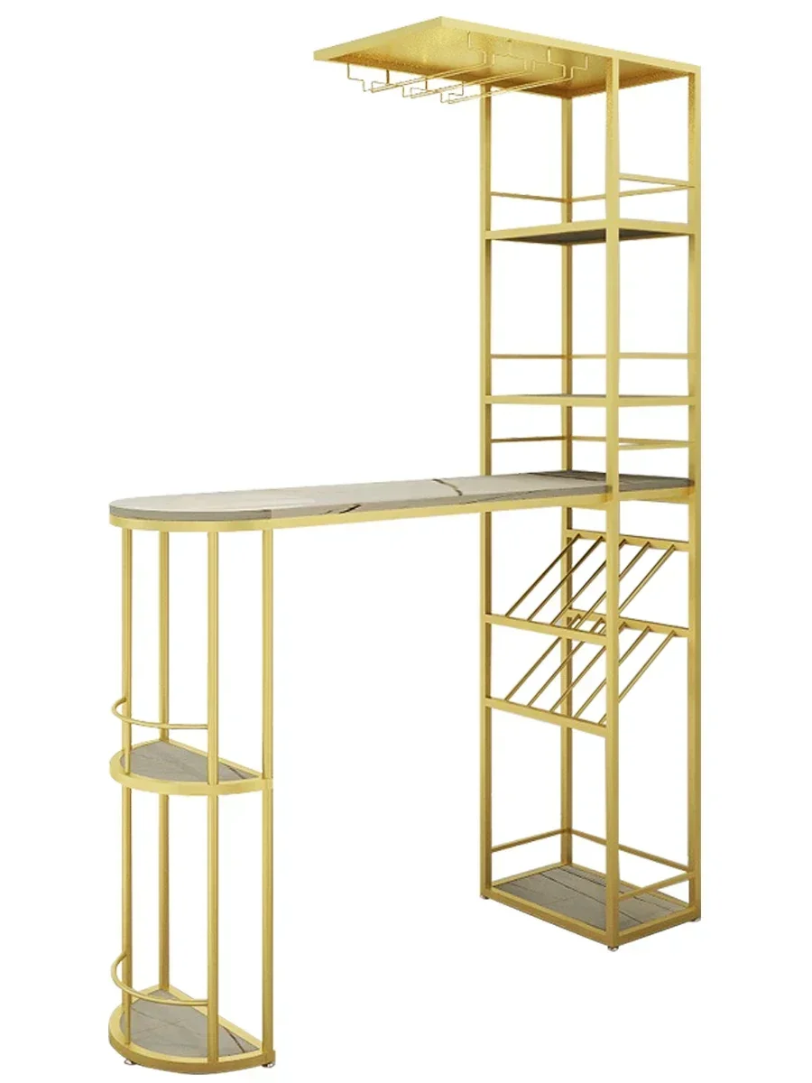 Customized wine cabinet, bar table, integrated household living room, partition cabinet, bar table and chair combination