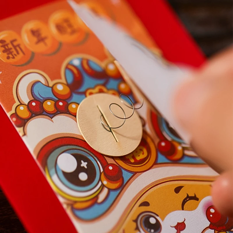 2025 Spring Festival Red Envelope Chinese Zodiac Snake Year Red Envelopes Chinese New Year Red Packets Lucky Hongbao 3D