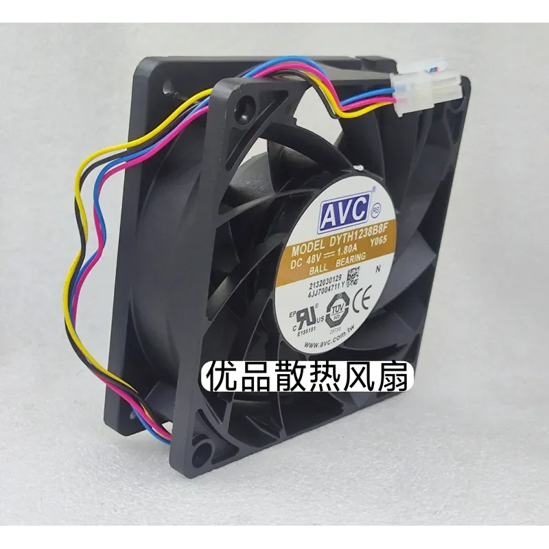 for DYTH1238B8F-Y065 AVC 12038 48V 12CM Aluminum Frame High Temperature Large Air Volume Cooling Fan