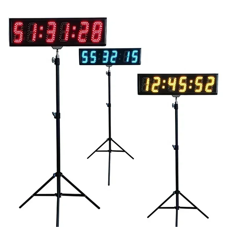 Cronómetro de carrera LED profesional de 5 pulgadas, cronómetro deportivo para eventos, cronómetro C, el más vendido