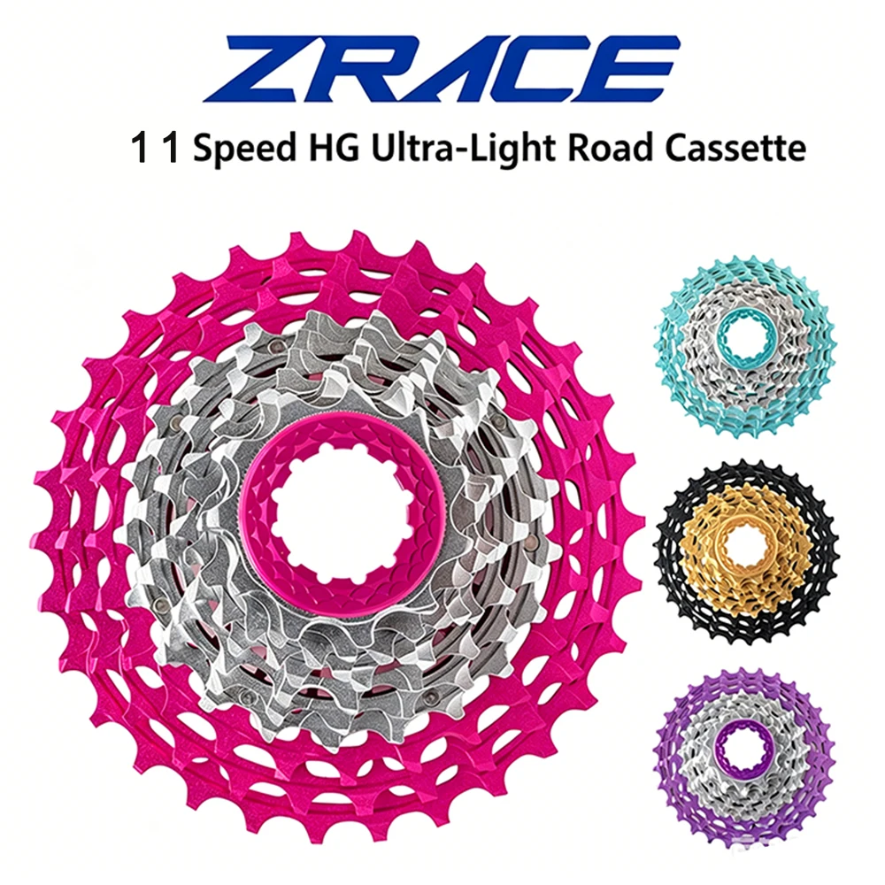 ZRACE ALPHA EX 11-Gang Rennrad HG Kassette für Rennräder, Falträder, extrem leicht, CNC-gefertigt, vollständig hohl und superleicht.