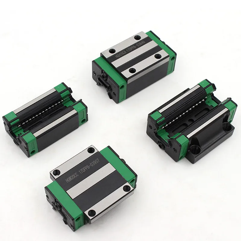 Imagem -05 - Rolamento de Bloco Linear para Trilhos Cnc Preto Verde Vermelho Hgh15ca Hgw15cc Hgh20ca Hgw20cc Pcs