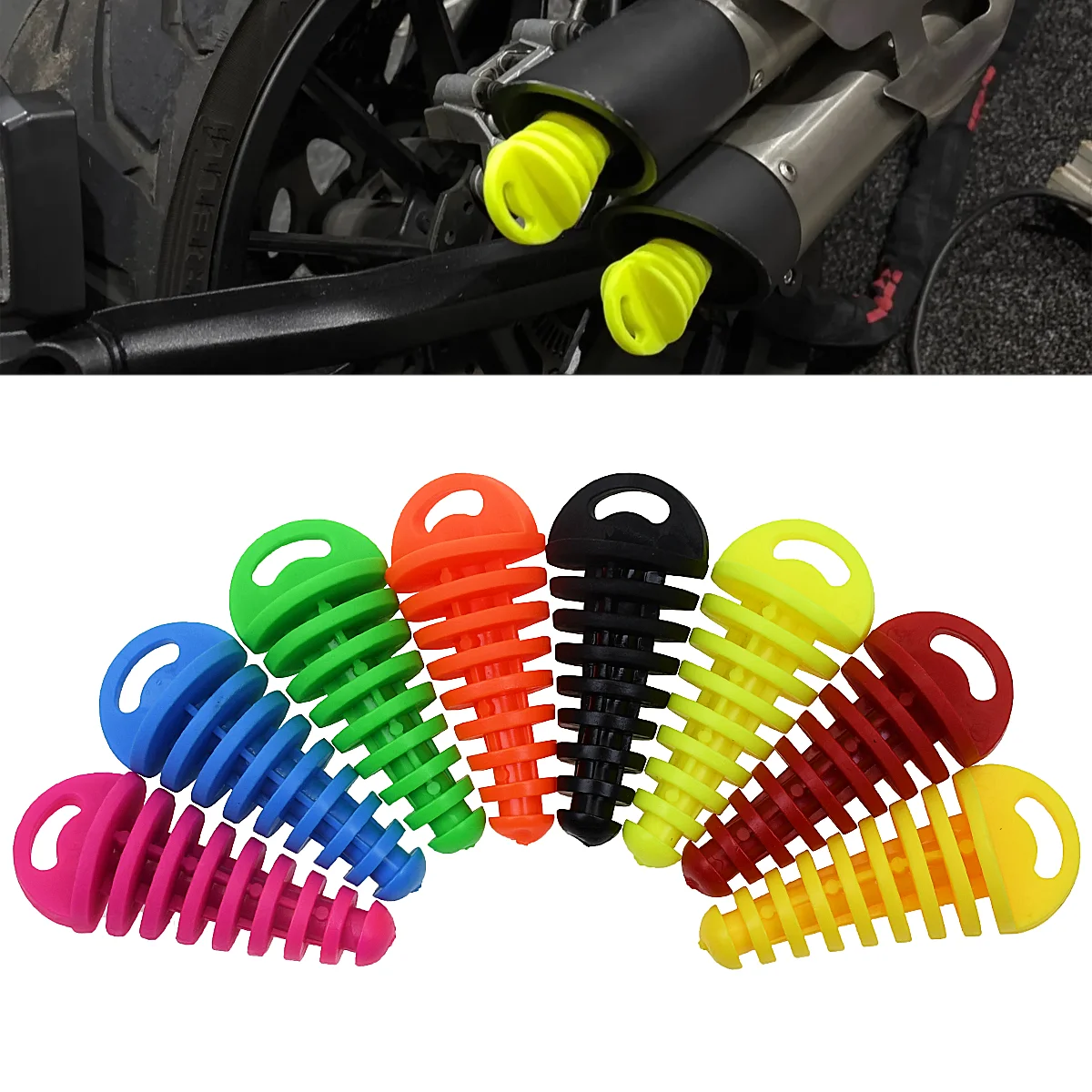 

Exhaust Pipe Plug Motorcycle Motocross For KTM Yamaha Honda Kawasaki Suzuki For Honda KTM Yamaha Kawasaki Suzuki ATV