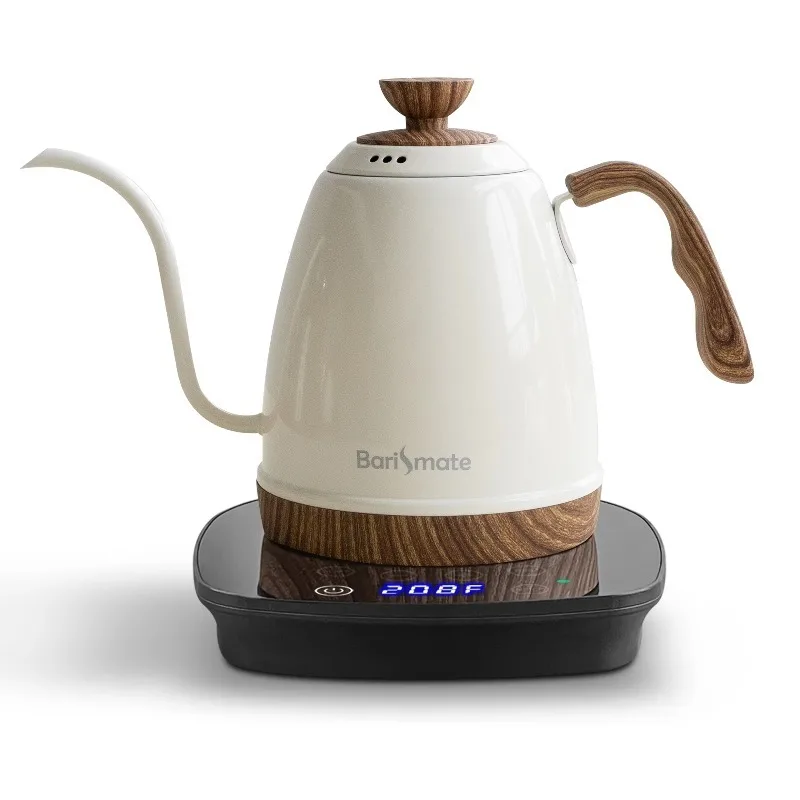 

China Morocco stainless steel cordless electric kettle with digital temperature control and automatic shutdown function