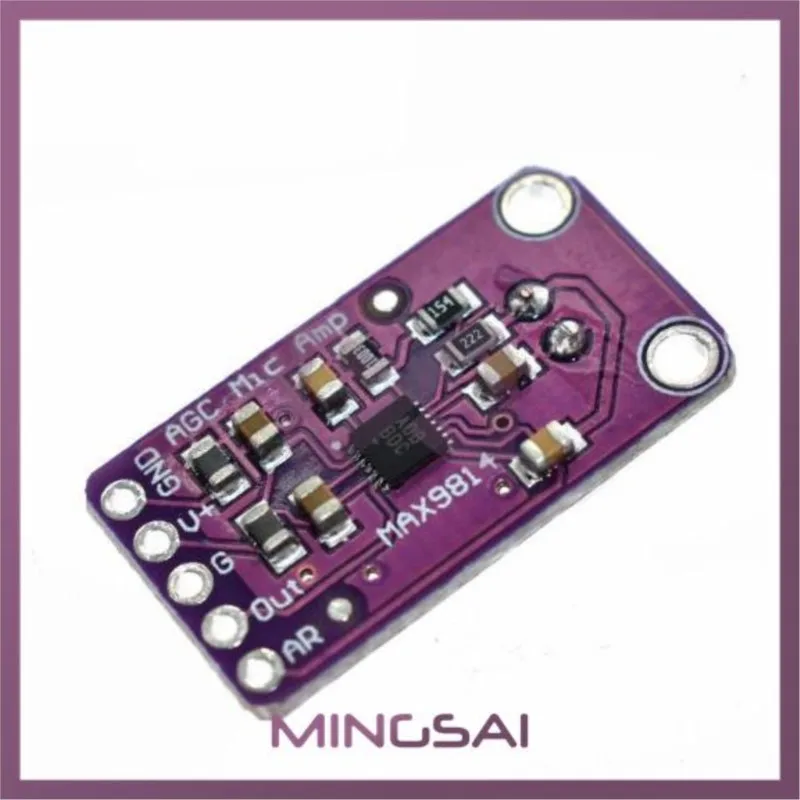 MAX9814 Microphone AGC Amplifier Board Module Auto Gain Control for Arduino Programmable Attack and Release Ratio Low THD