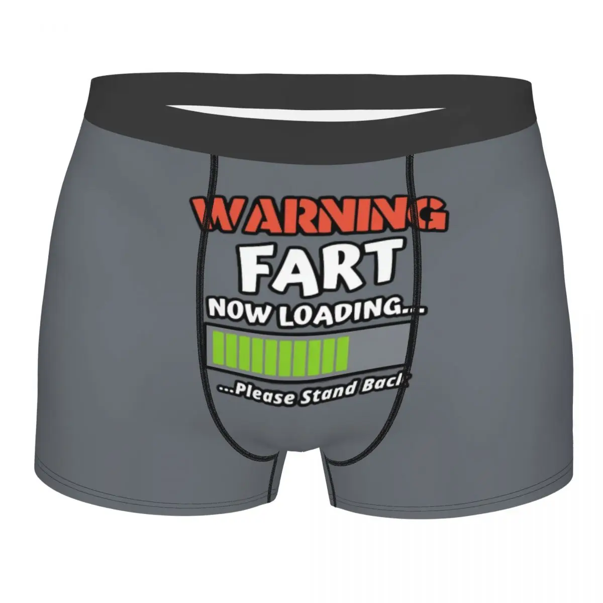 

Custom Funny Black Humorous Fart Loading Boxer Shorts For Homme 3D Printed Underwear Panties Briefs Stretch Underpants