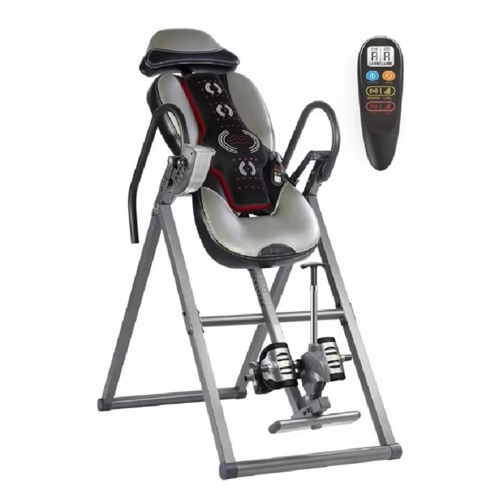 Best Selling Adjustable Gravity Boots Inversion Table Safety Strong Alloy Steel Frame Anti Gravity Fitness System 193cm Max