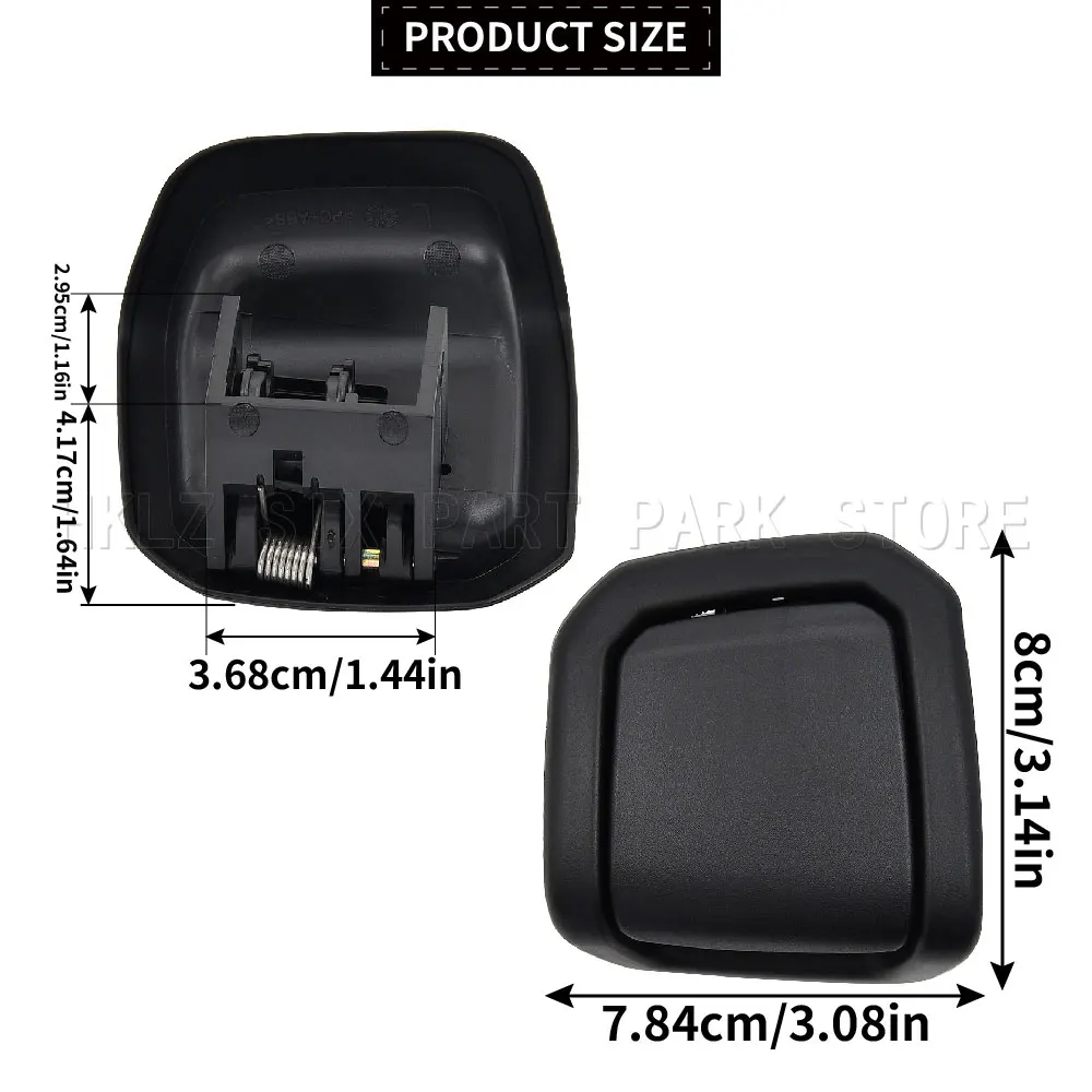Front Left Right Seat Back Latch Handle Knob Black For Ford Fiesta Transit Connect Tourneo Connect 1823721 1823722 Car Accessory
