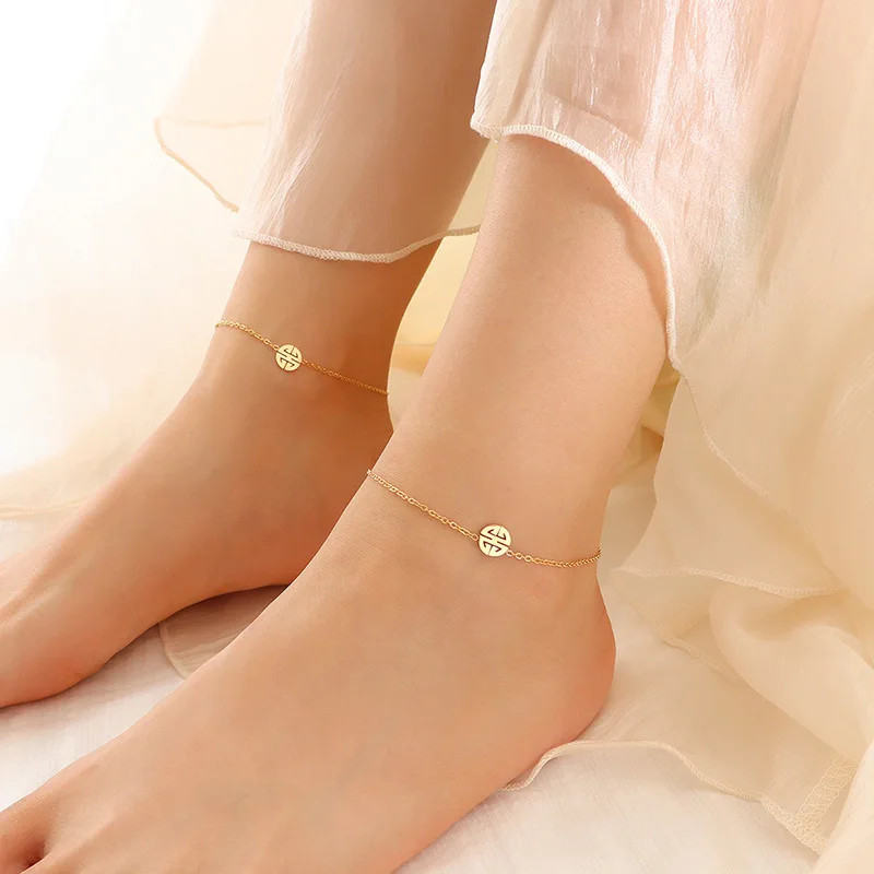 Sexy Versatile Anklet Chinese Style Pendant Accessories Girls Party Gifts High Quality Jewelry