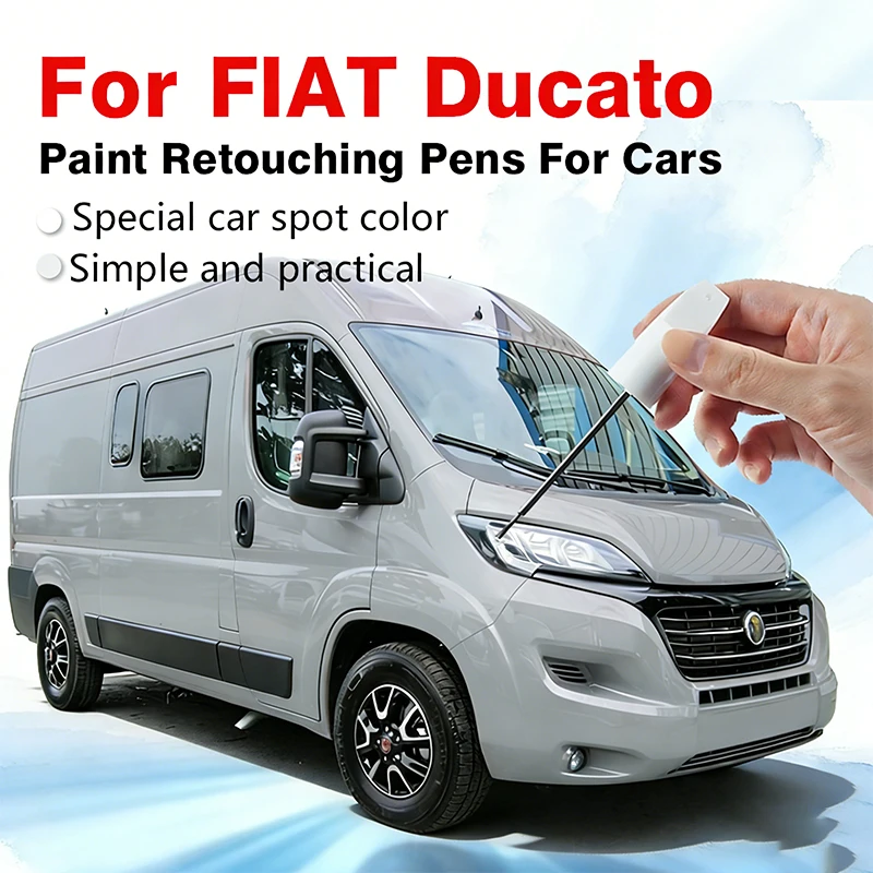 For FIAT Ducato Car Paint Repair Pen Restores Original Factory Paint Finish with Clear Coat Enhances Gloss