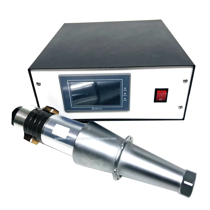 

2600W 15KHz Ultrasonic Welding Generator And Piezoelectric Transducer For Trading Card Slab Ultrasonic Welder Machine