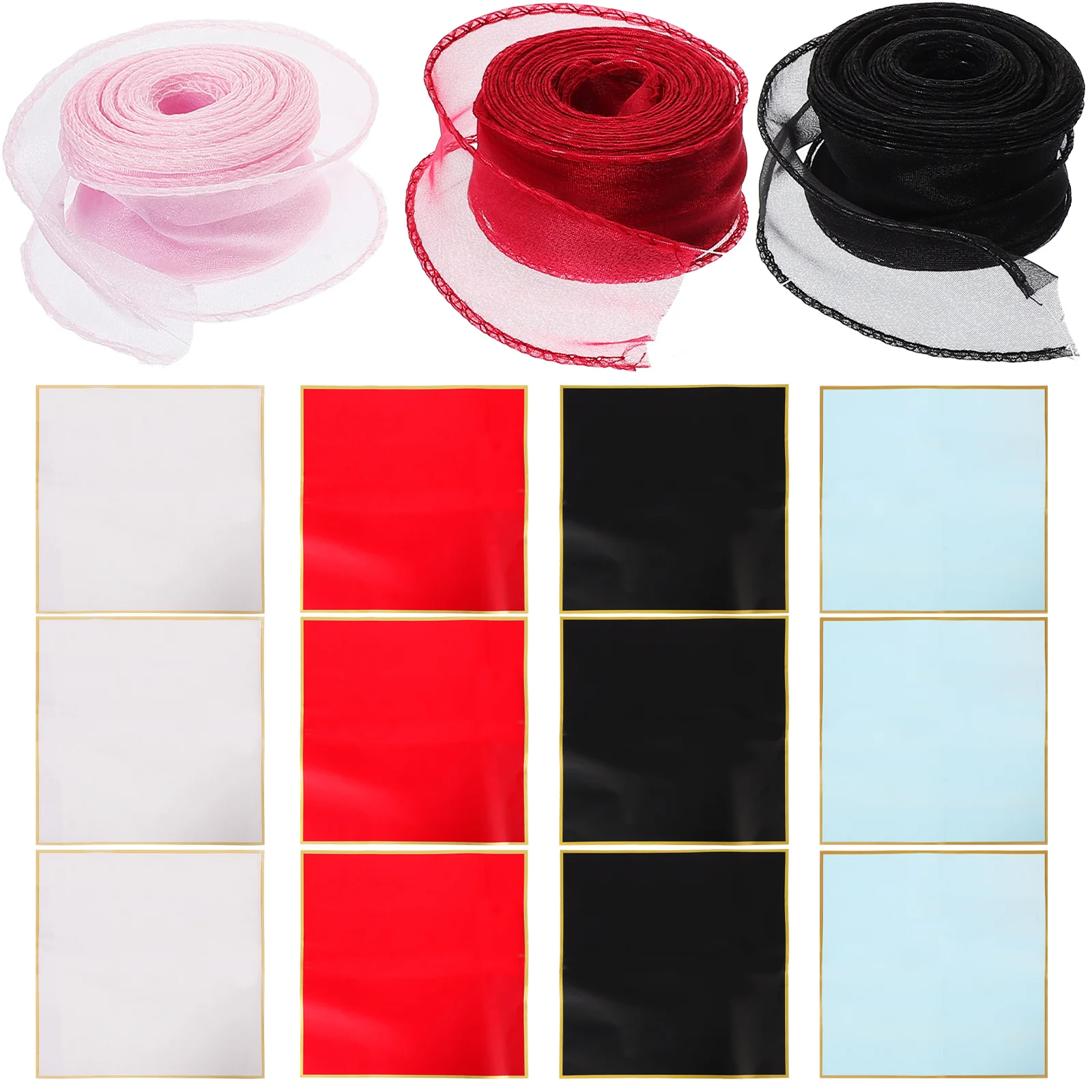 

1 set 1 Set Floral Wrapping Paper For Bouquets Flower Packaging Material Cuttable Lightweight Craft Sheets For Florist Supplies