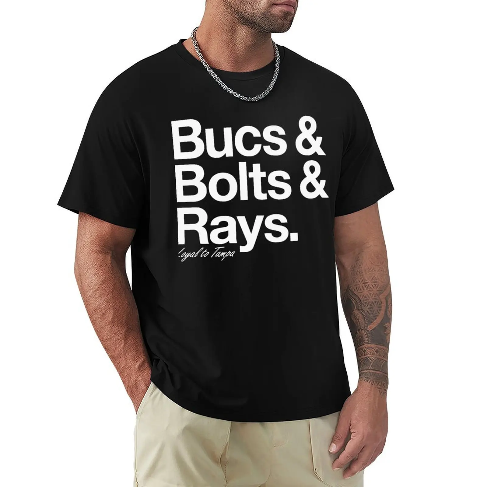 

Loyal to Tampa - Bucs Bolts Rays T-Shirt cotton graphic tees T-shirts man oversizeds oversized t shirt sweat shirts, men