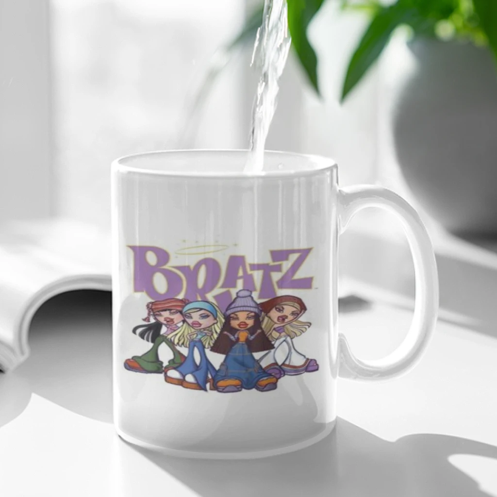 Bratz Doll Classic Coffee Mug 11oz Fun Ceramic Coffee Tea Cocoa Cup Handle Tea Drink Cup